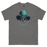 WH02 Open Face Skull Round Neck T-shirt BL