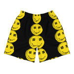 WH02 SMILEY FACE YELLOW Men's Athletic Shorts