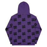 ≠ Smiley Face All Over (Purple) Unisex Hoodie