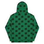 ≠ Smiley Face All Over (Green) Unisex Hoodie