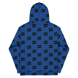 ≠ Smiley Face All Over (Blue) Unisex Hoodie