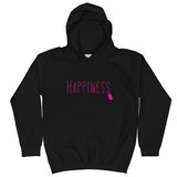 Price of HAPPINESS Girls Hoodie (Pink)