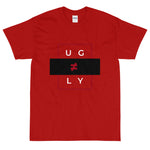 WH02 UG≠LY Red Open Box Logo T-Shirt
