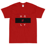 WH02 UG≠LY Red Open Box Logo T-Shirt