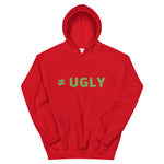 WH02 ≠ UGLY Green Logo Printed Hooded Sweatshirt