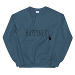 Happiness (Black) Sweatshirt
