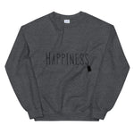 Happiness (Black) Sweatshirt