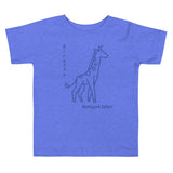 Giraffe Backyard Safari Toddler Short Sleeve T-Shirt